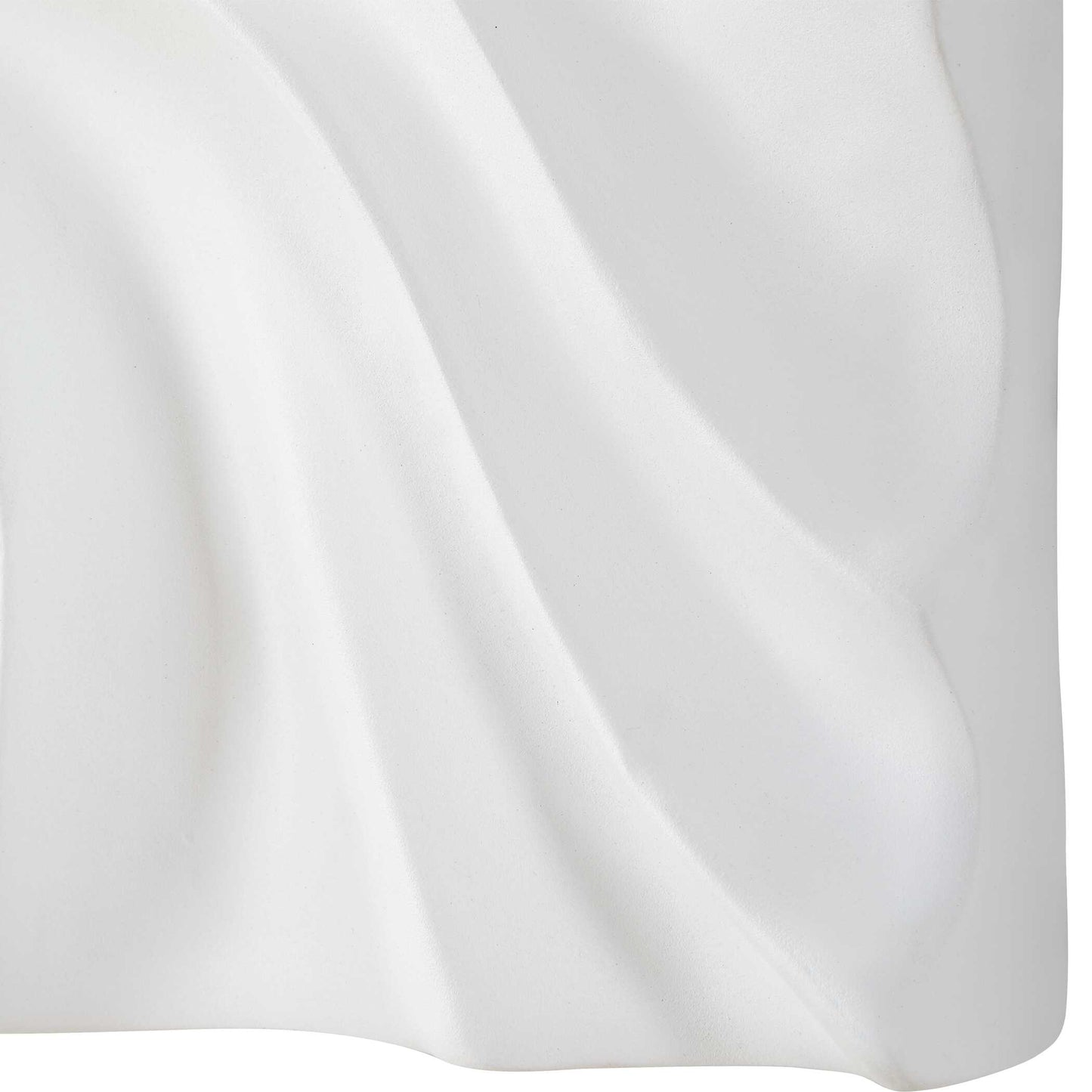 Uttermost Snowdrift Sculpted White Wall Decor Set/4