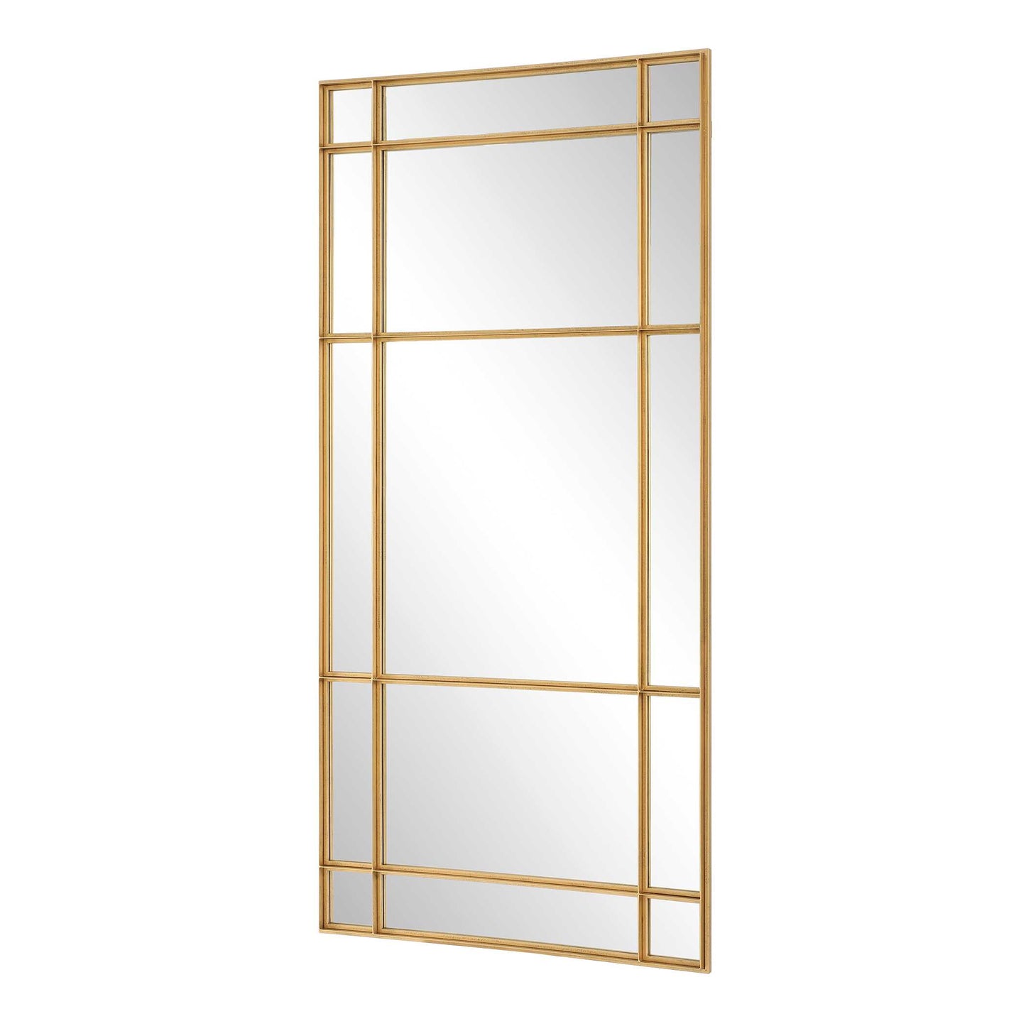 Uttermost Spurgeon Gold Window Mirror