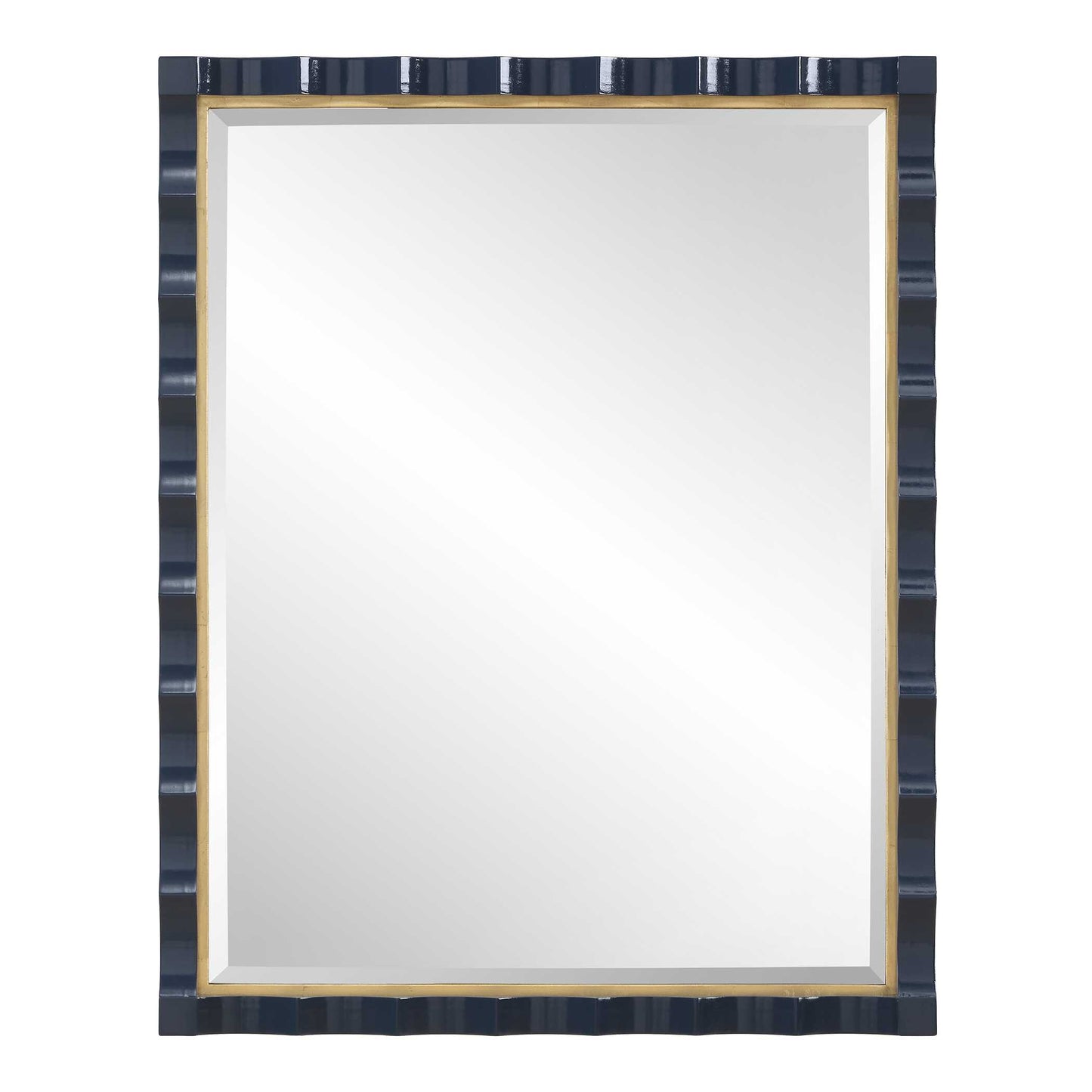 Uttermost Gulf Navy Blue Mirror
