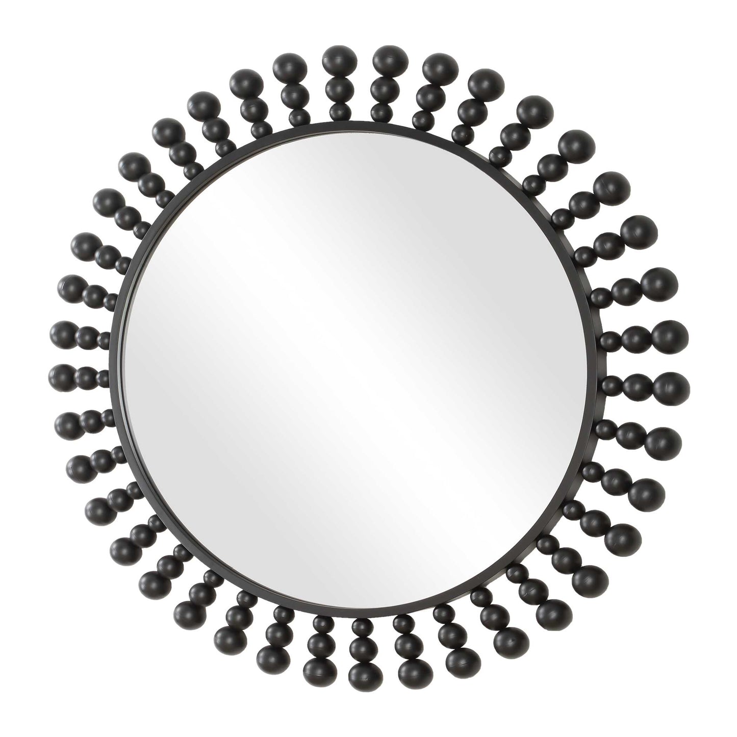 Uttermost Aziel Round Black Mirror