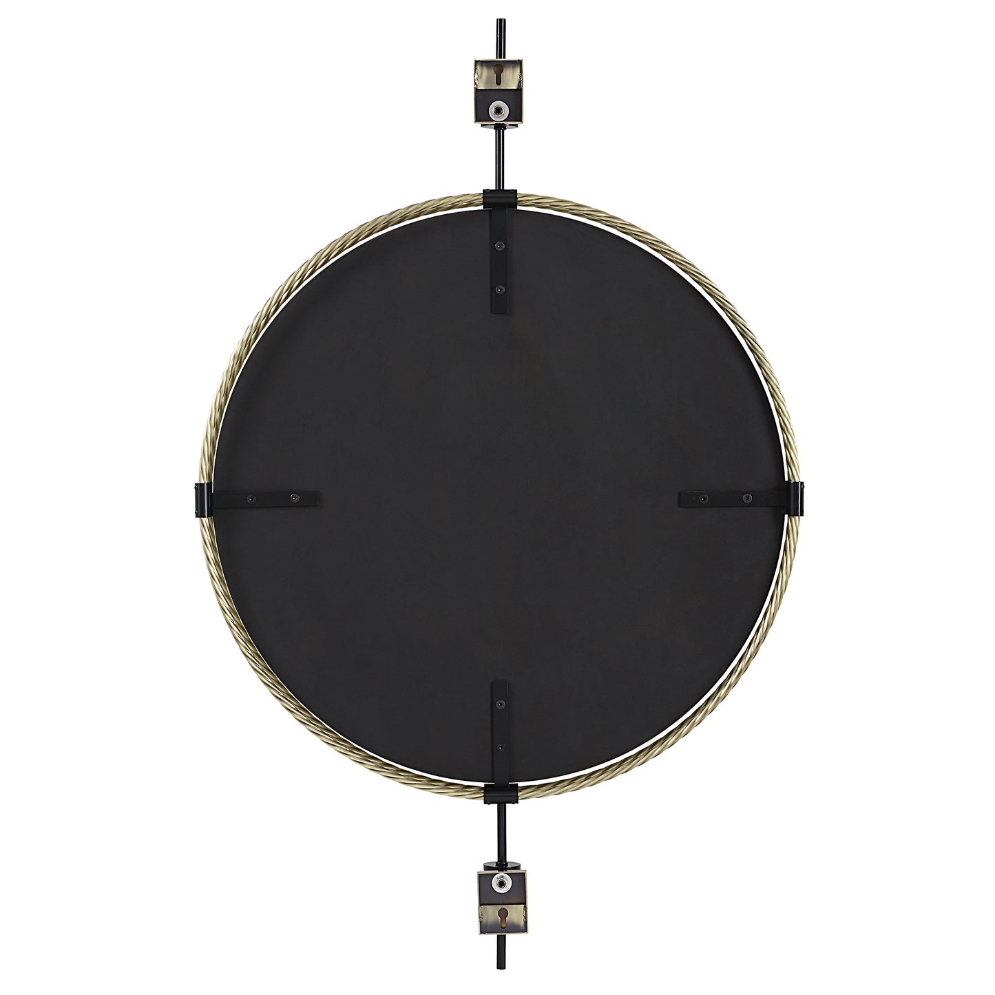 Uttermost Guardrail Round Mirror