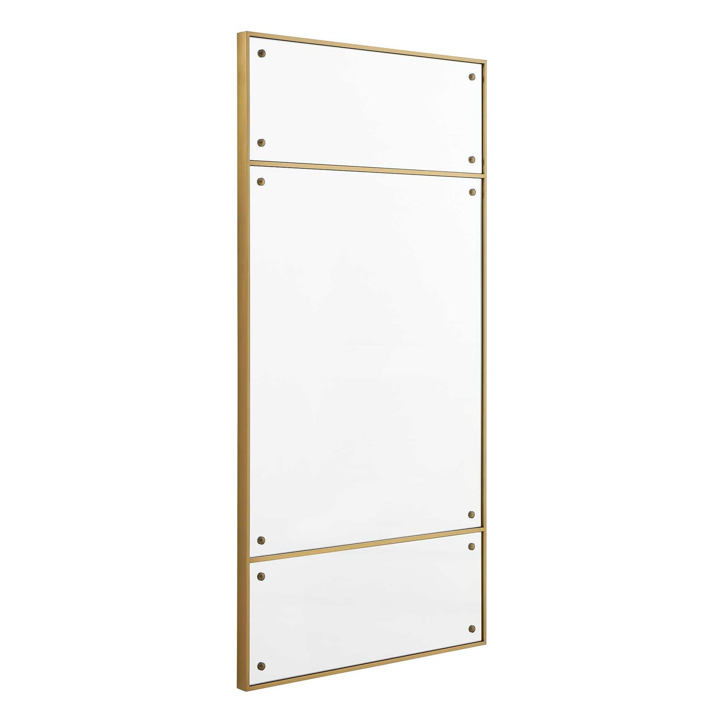 Uttermost Wrenton Brass Rectangular Mirror