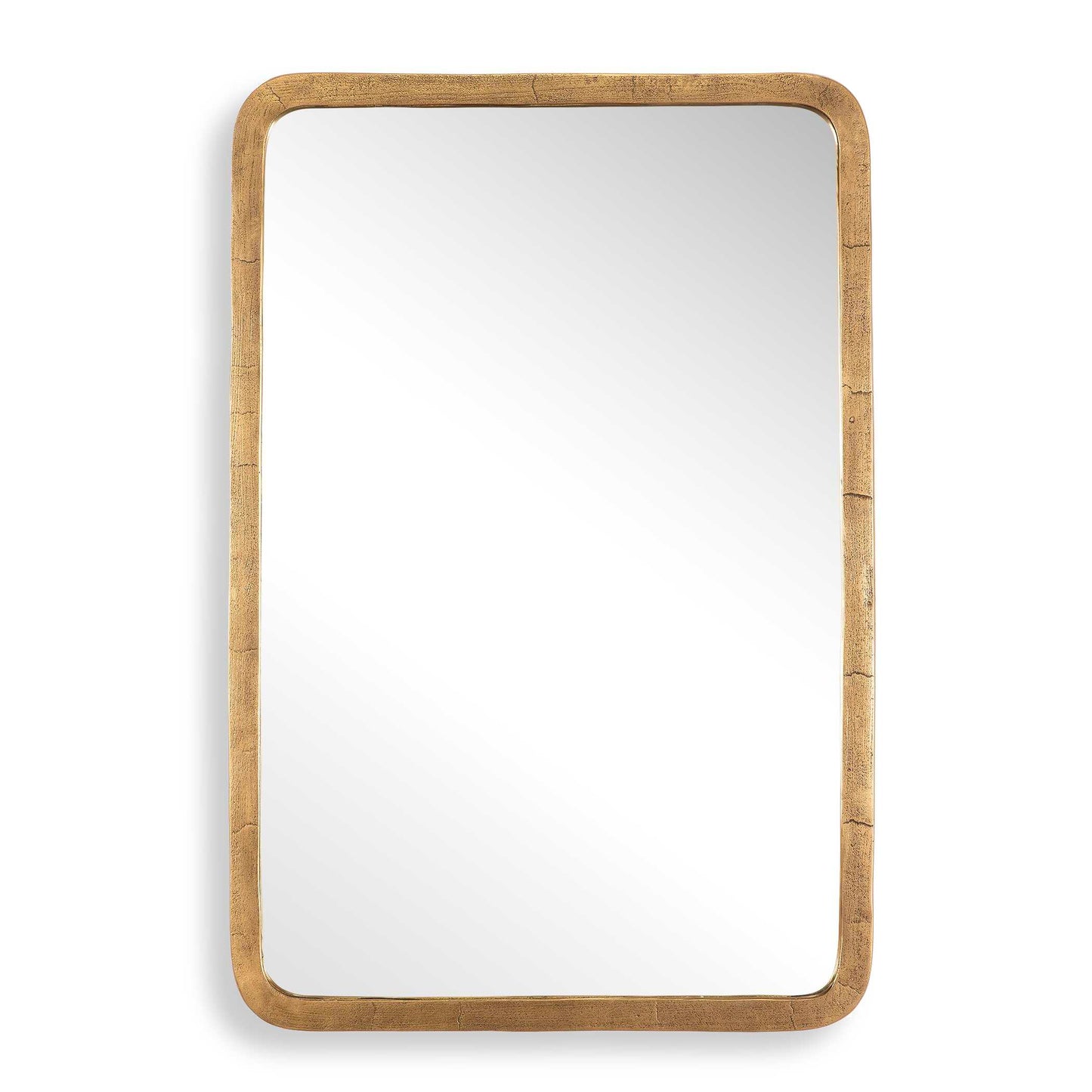 Uttermost Vestry Antique Brass Mirror