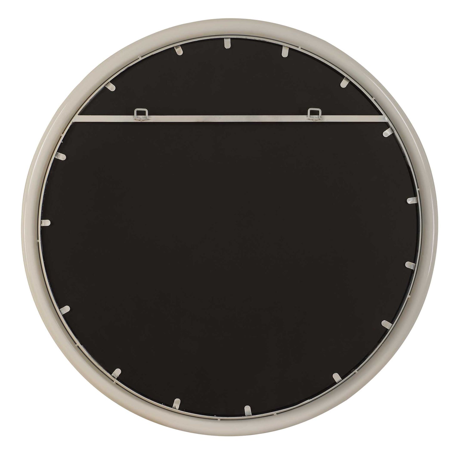 Uttermost Florian Warm White Round Mirror