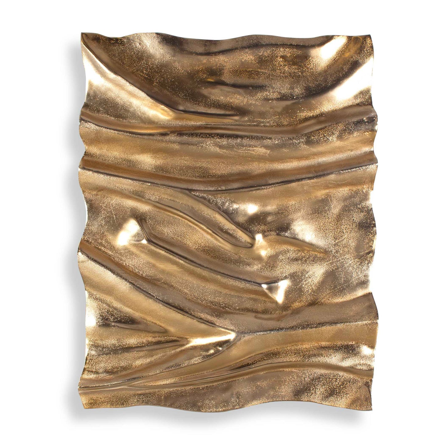 Uttermost Undulate Outdoor Gold Wall Panel