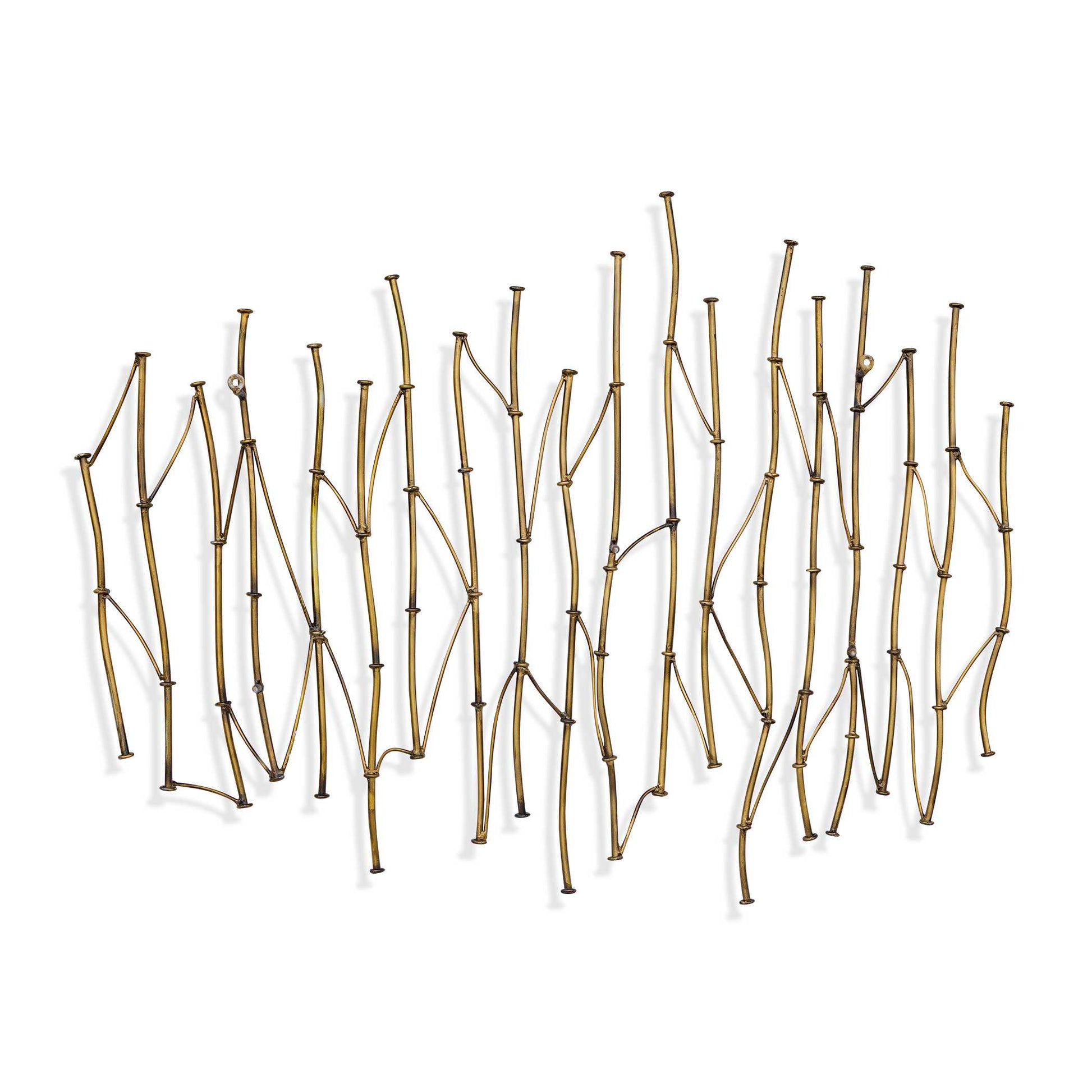 Uttermost Nature's Rhythm Gold Metal Wall Decor - Brass