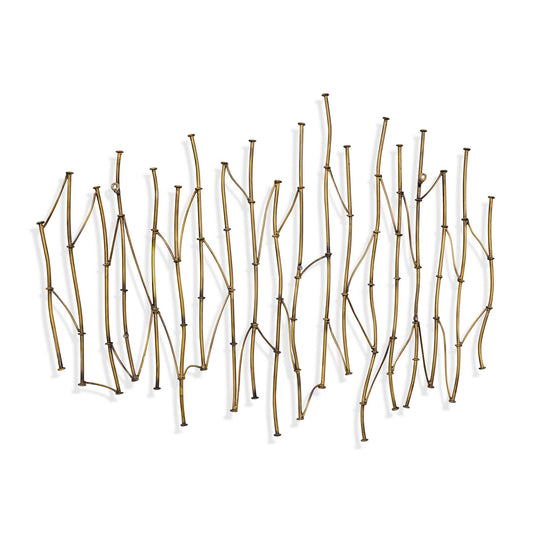 Uttermost Nature's Rhythm Gold Metal Wall Decor - Brass