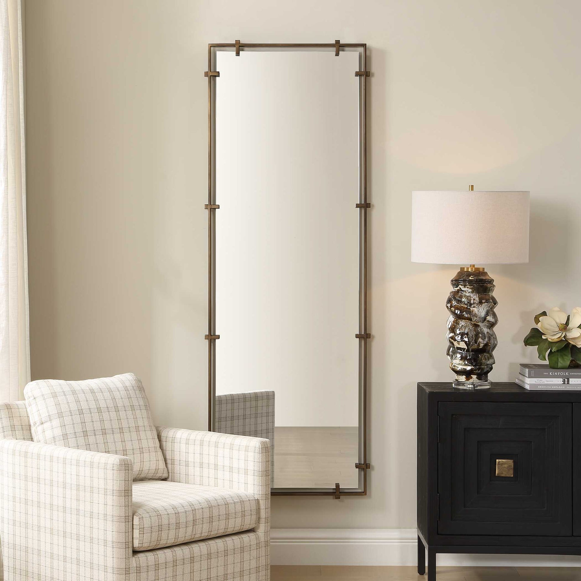 Uttermost Hann Full Length Bronze Mirror