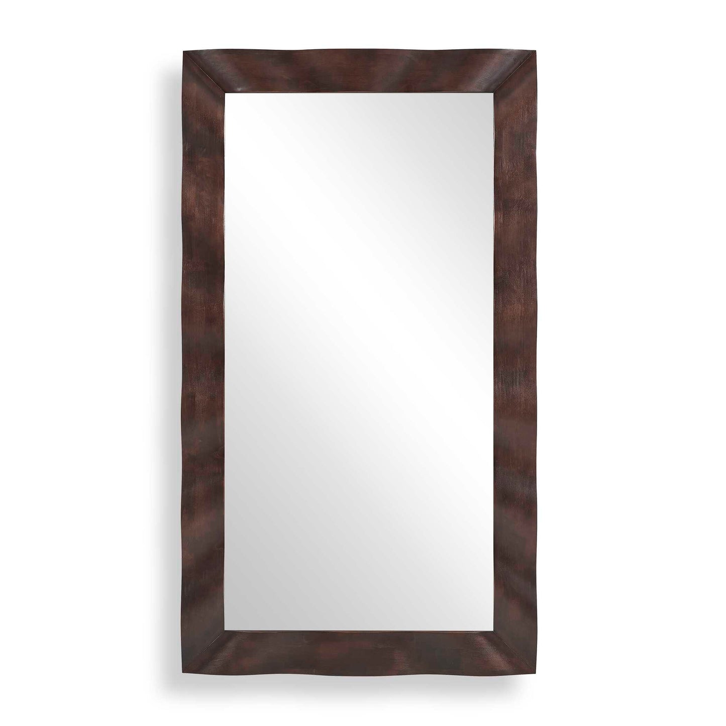 Uttermost Wrinkle Wavy Wood Mirror