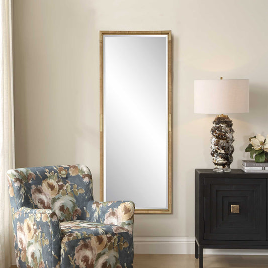 Uttermost Kampar Full Length Rattan Tall Mirror