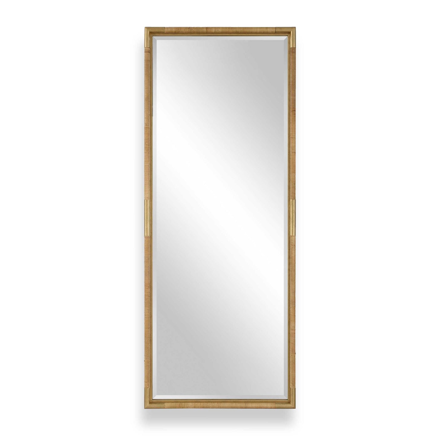 Uttermost Kampar Full Length Rattan Tall Mirror