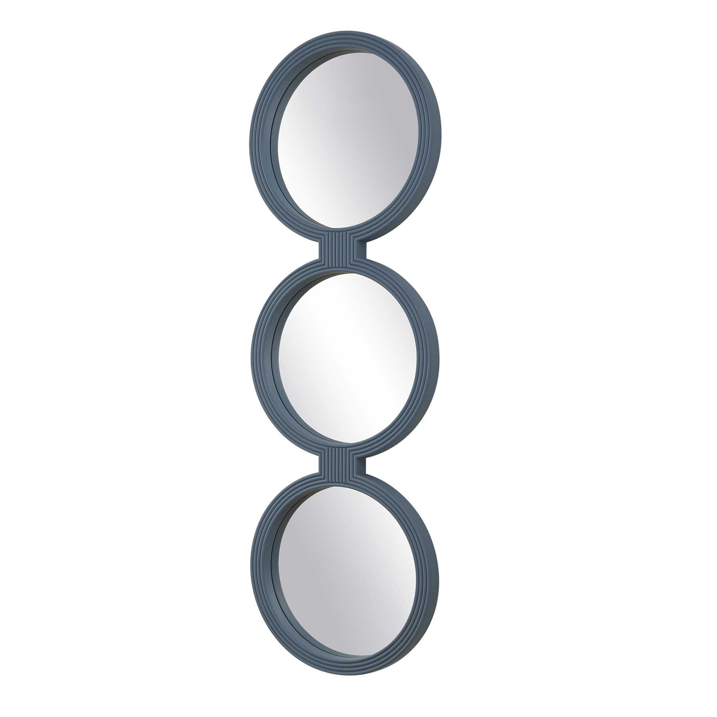 Uttermost Going In Circles Blue Gray Mirror