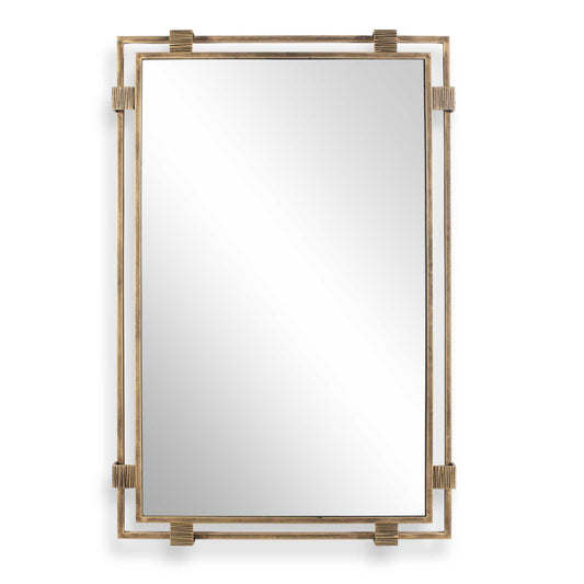 Uttermost Elsher Vintage Gold Mirror - Brass,Gold