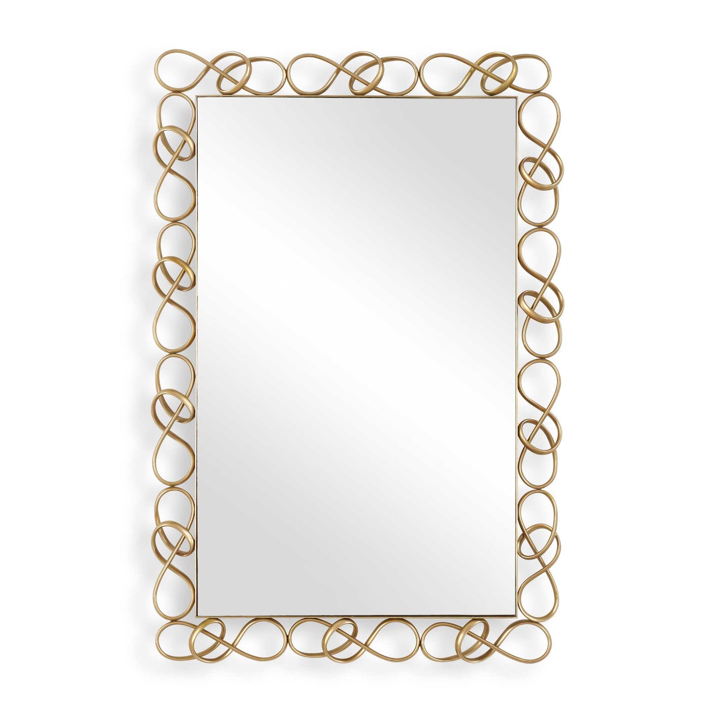 Uttermost Twist It Antique Brass Mirror - Brass,Gold
