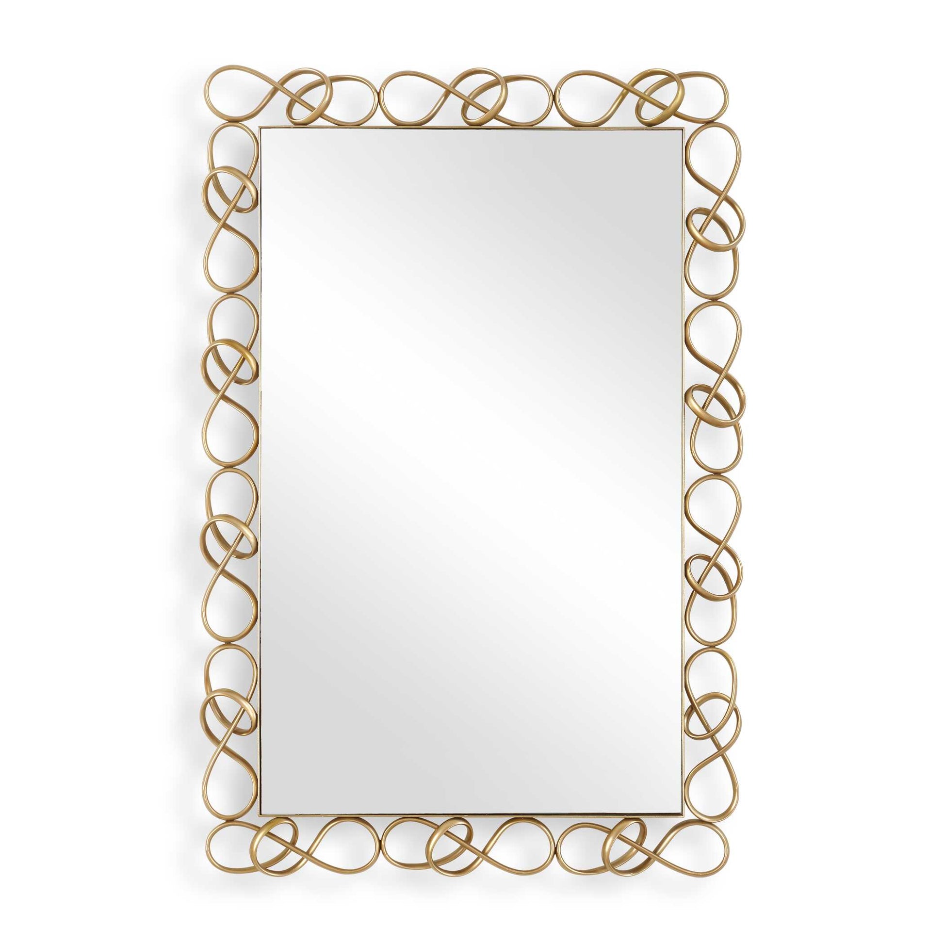 Uttermost Twist It Antique Brass Mirror - Brass,Gold
