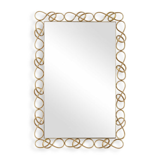 Uttermost Twist It Antique Brass Mirror - Brass,Gold