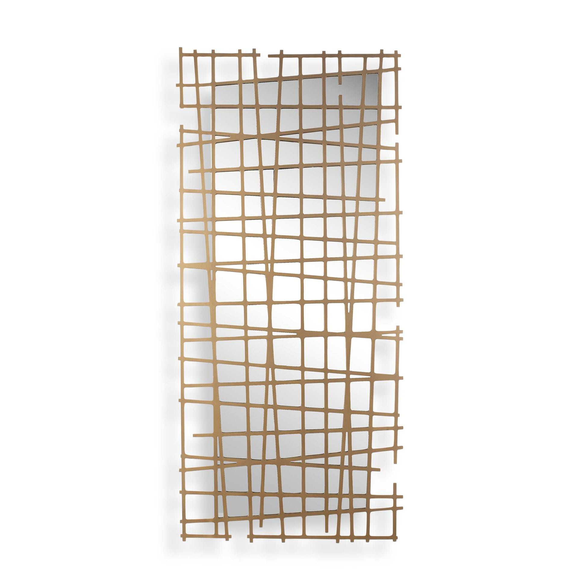 Uttermost Golden Intersection Mirrored Wall Decor - Brass