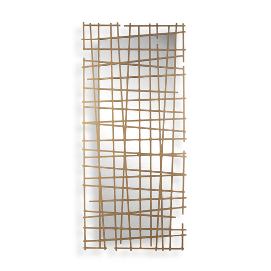 Uttermost Golden Intersection Mirrored Wall Decor - Brass