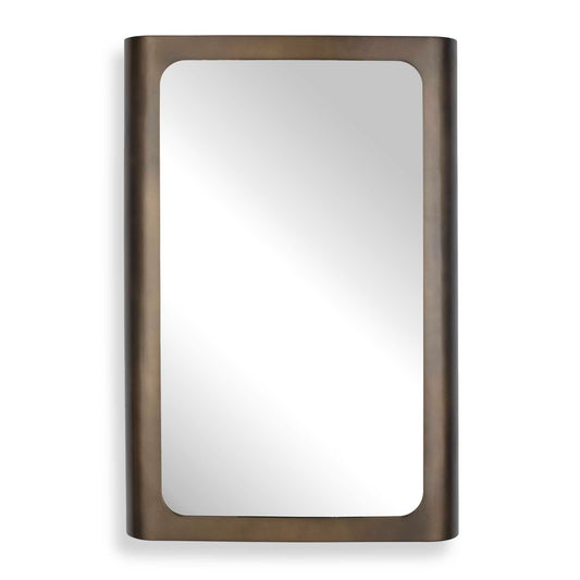 Uttermost Fischer Curved Edge Gold Bronze Mirror - Bronze