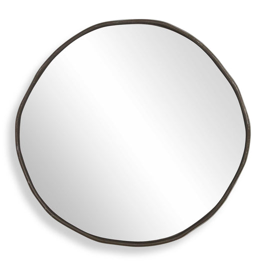 Uttermost Lowen Round Bronze Mirror - Bronze