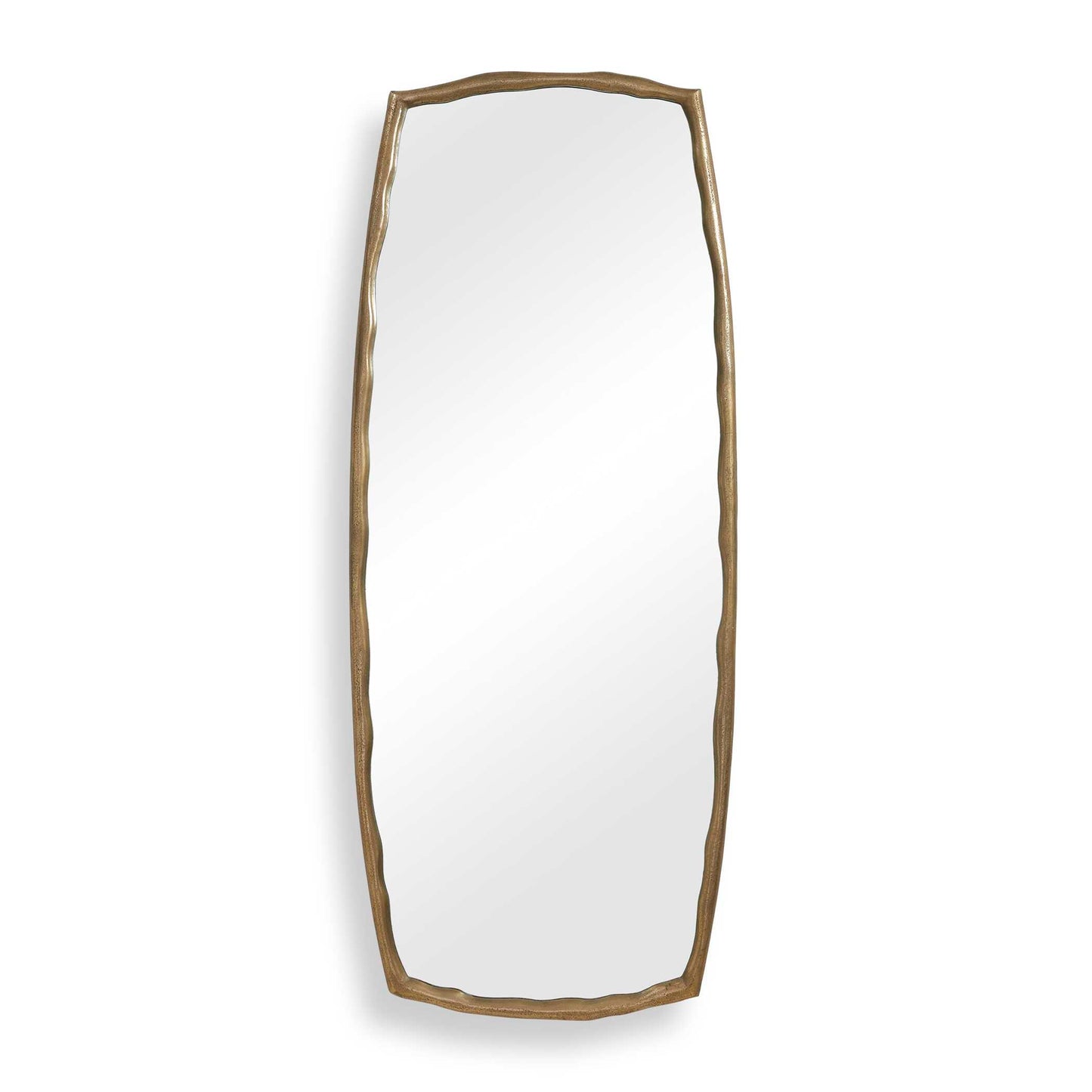 Uttermost Adair Antique Brass Tall Mirror - Brass,Gold