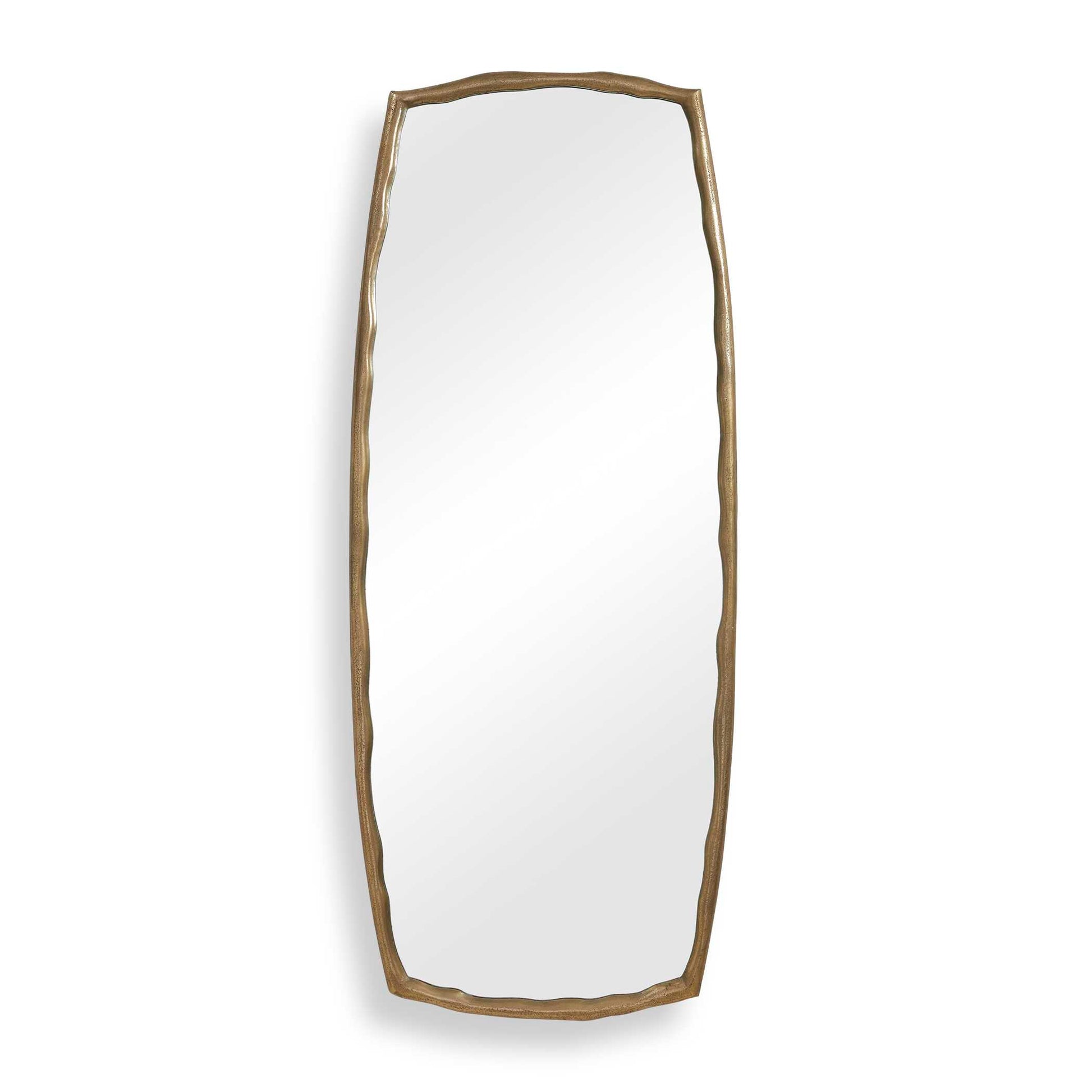 Uttermost Adair Antique Brass Tall Mirror - Brass,Gold
