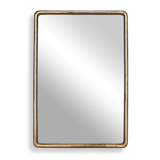 Uttermost Burton Indoor-Outdoor Brass Mirror - Brass,Gold