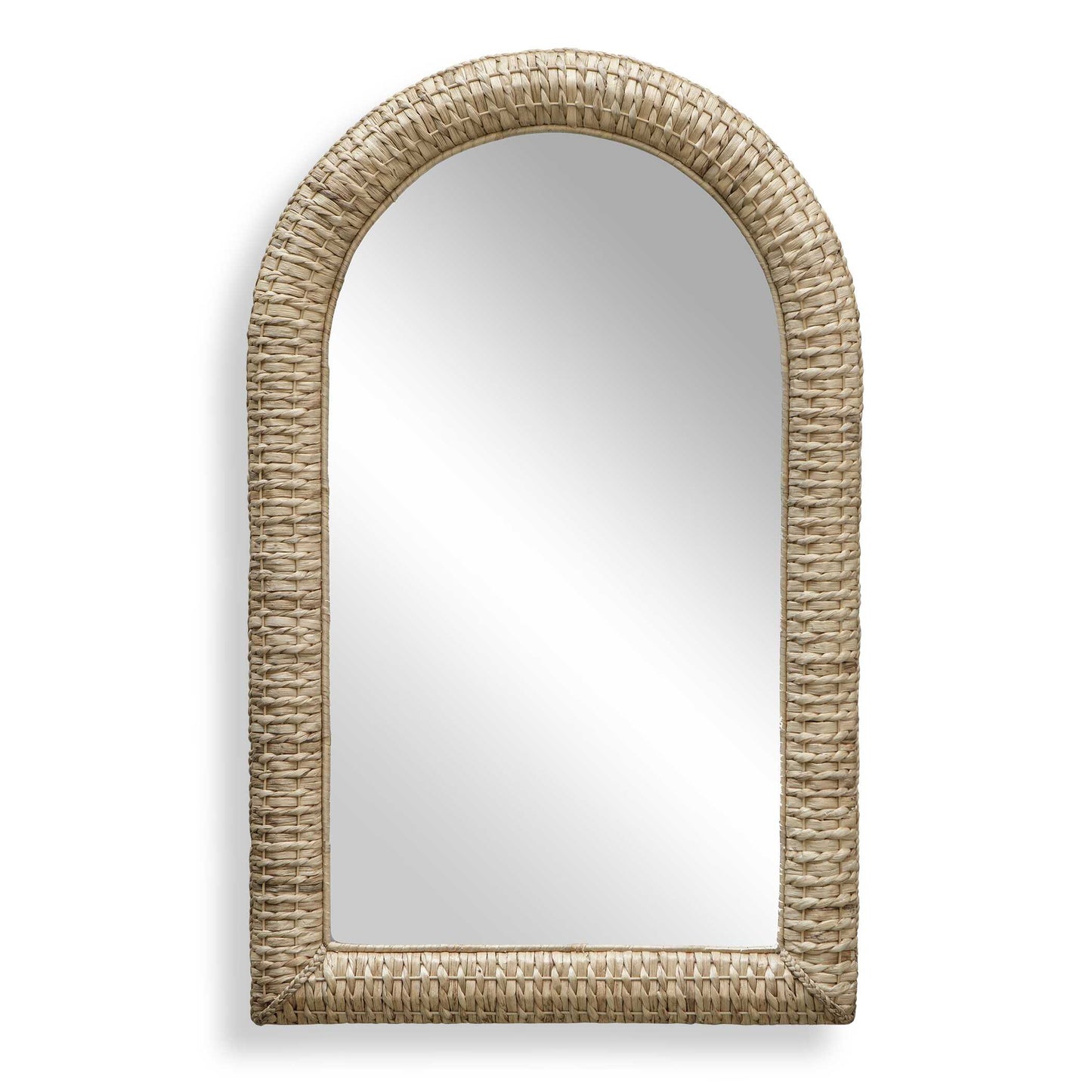 Uttermost Twisted Seagrass Arch Mirror - Woodtone