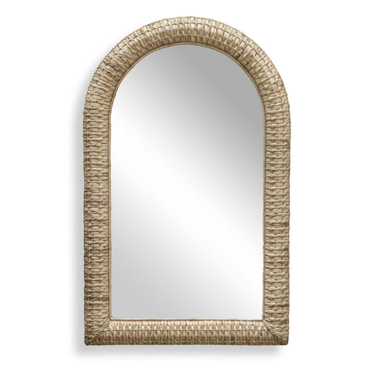 Uttermost Twisted Seagrass Arch Mirror - Woodtone