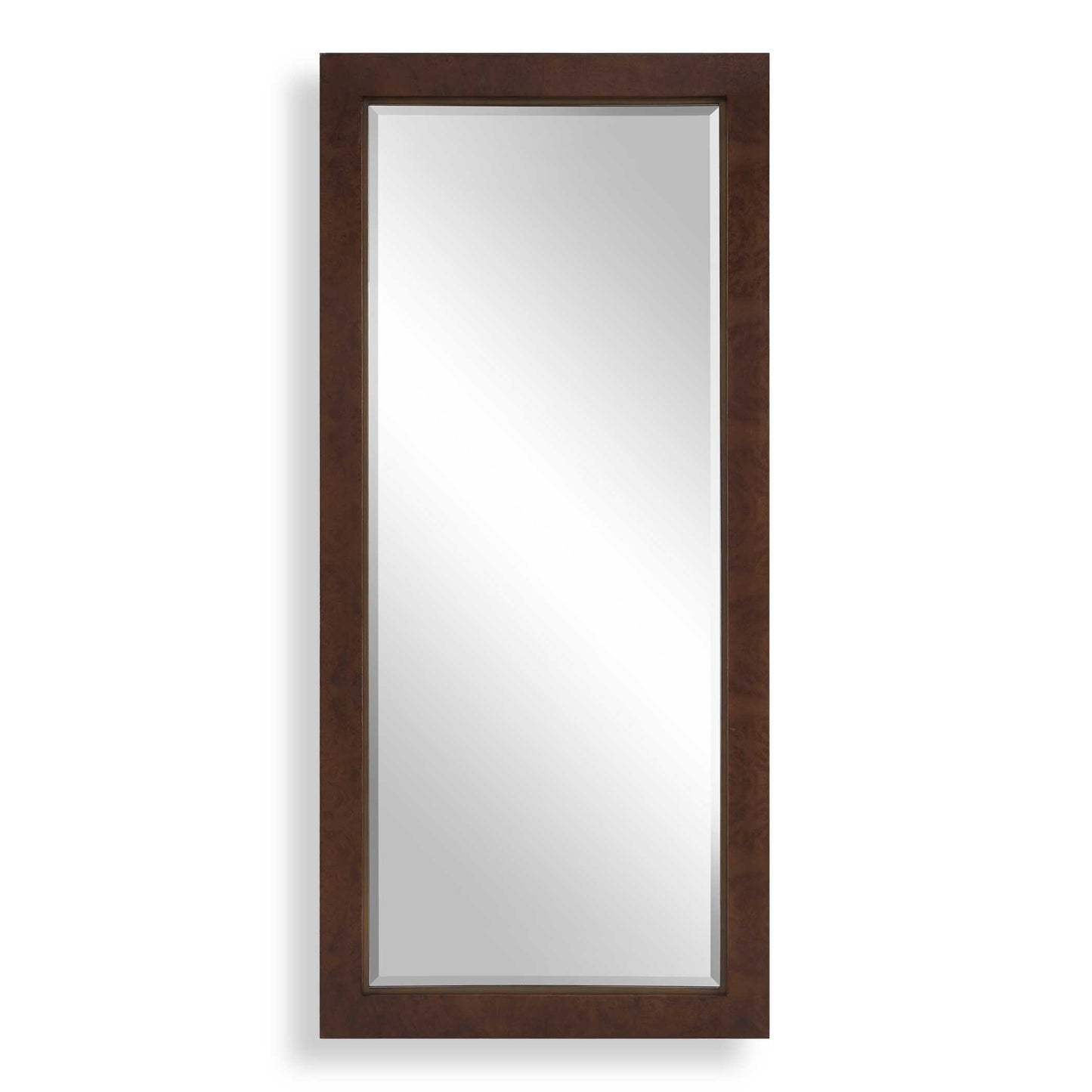 Uttermost Durant Tall Wood Mirror - Brown,Woodtone