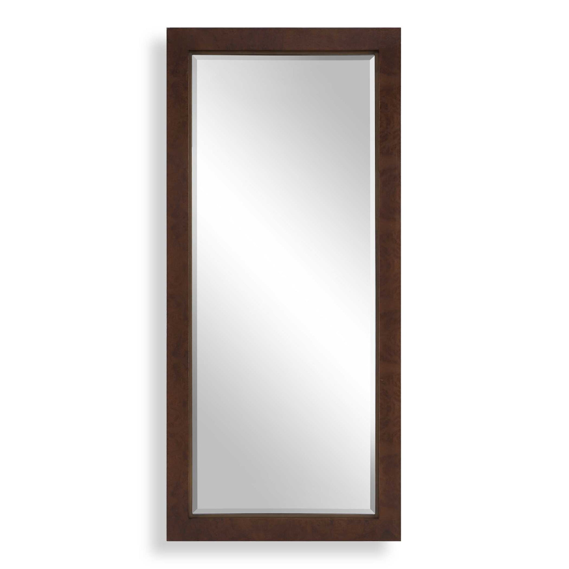 Uttermost Durant Tall Wood Mirror - Brown,Woodtone