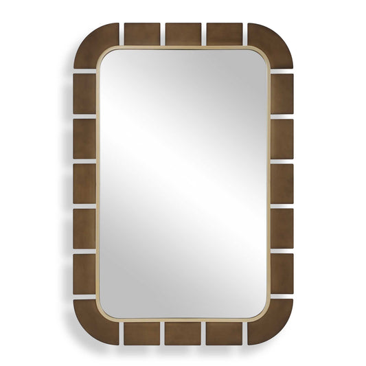 Uttermost Segment Dark Bronze Mirror - Brass,Bronze