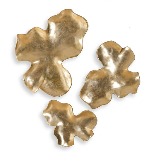 Uttermost Lumina Gold Wall Decor, S/3 - Gold