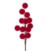 24" Flocked Large Berry Spray