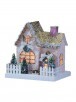 8" Battery Pink Christmas House