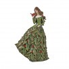 14" Resin Maiden with Holly Dress