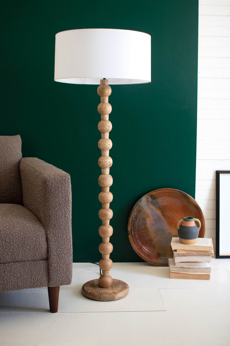 Wooden Floor Lamp
