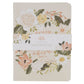 Good Gift and Rejoice Green and Cream Floral Medium Notebook Set