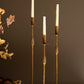 Forged-Iron Taper Candle Holders Set of 3