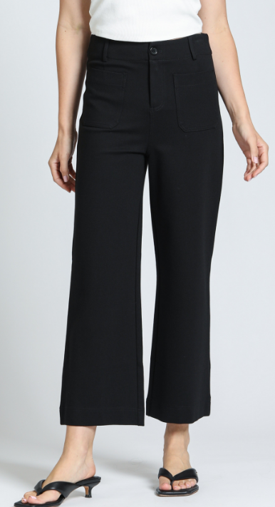 APNY Ponte Cropped Pant With Pocket