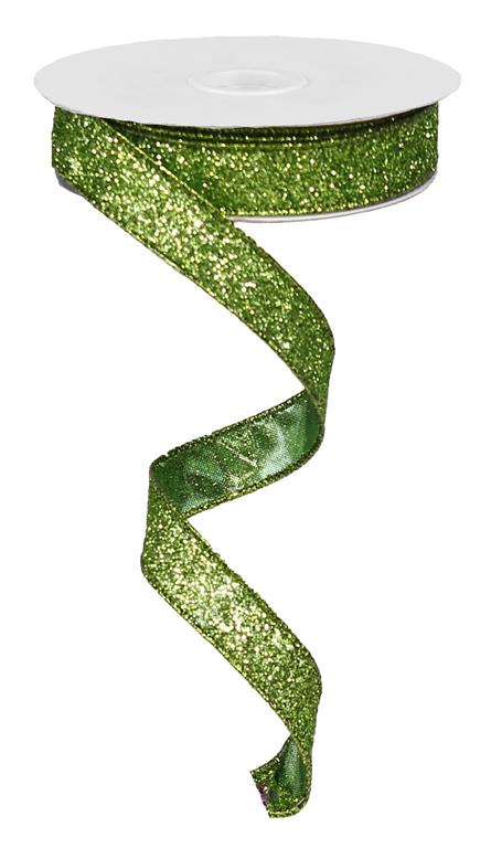 Green Glitter Ribbon