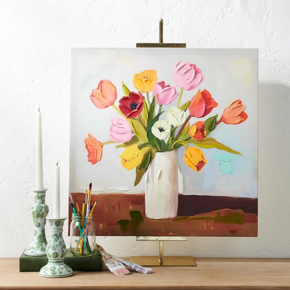 30.5" Gold Table Top Easel