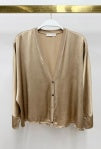 Milio Milano Silky Button Down Cardigan
