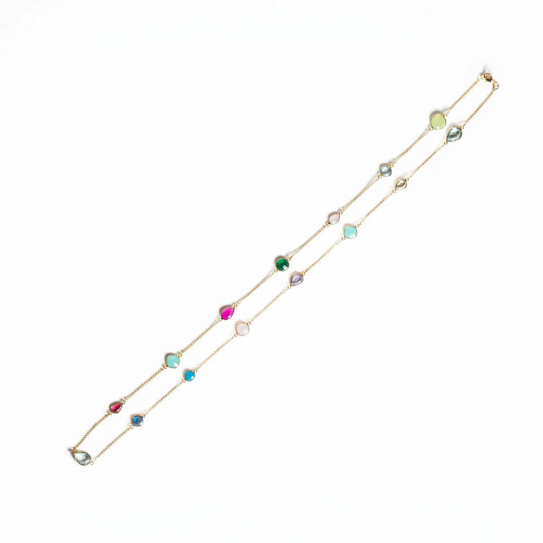 Scattered Stone Necklace