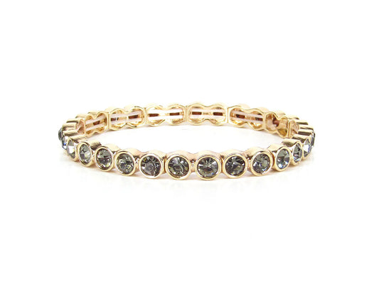 Gold Stretch Tennis Bracelet