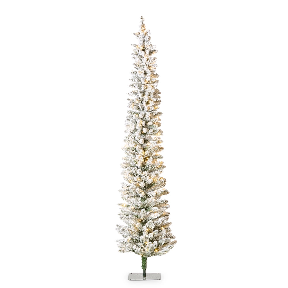 7.5' Snowy Alpine Lighted Tree