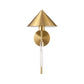 Acrylic Gold Sconce