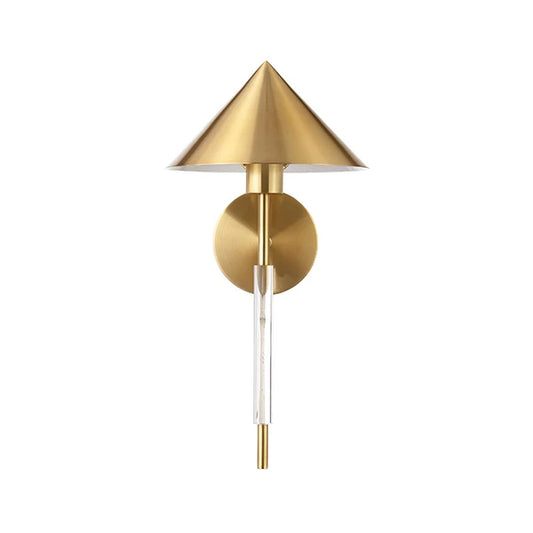 Acrylic Gold Sconce