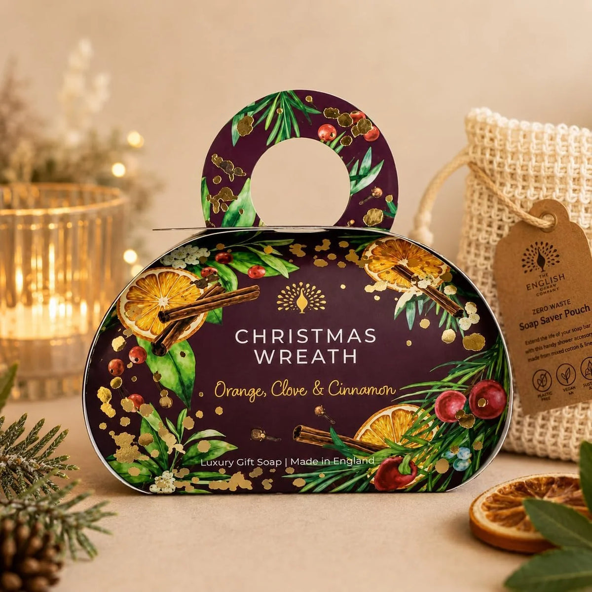 Christmas Wreath Soap Bar