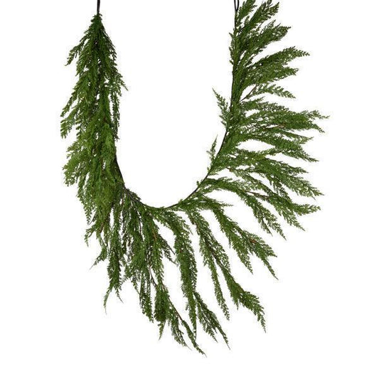 6'L CEDAR MANTLE GARLAND WITH 194 TIPS